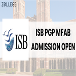 ISB PGP MFAB Admission Open
